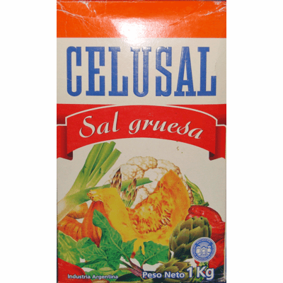 Celusal Sal Gruesa Enriquecida con Yodo 1 kilo