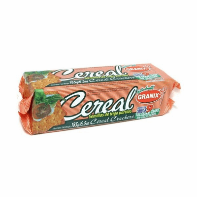 Cereal Crackers Naturalmente Granix Net.Wt 185g