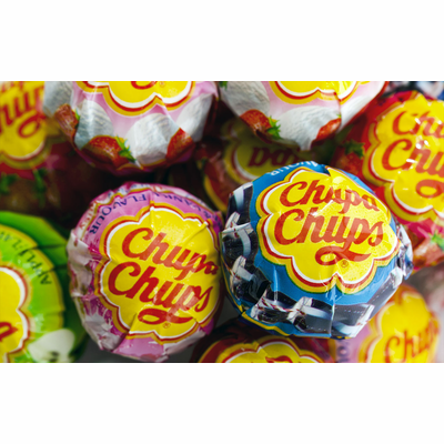 Chupa Chups Assorted Fruits Flavors Re-bag 10 Units.