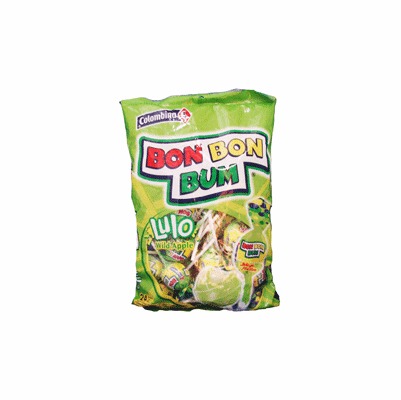 COLOMBINA Bon Bon Bum Chupeta Rellena de Chicle Sabor a Lulo 17.8 oz.