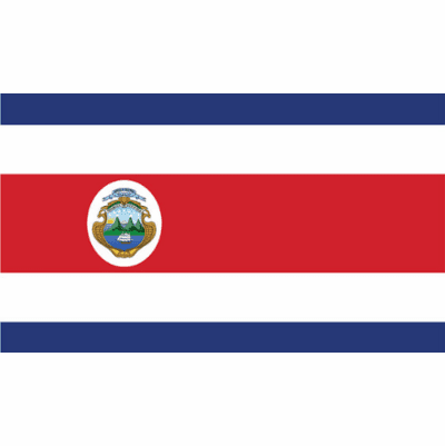 Costa Rican Flag Costa Rica Flags