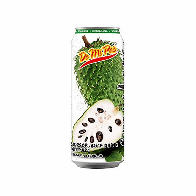 De Mi Pais Soursop Juice Drink With Pulp Net.Wt 16.57 Oz