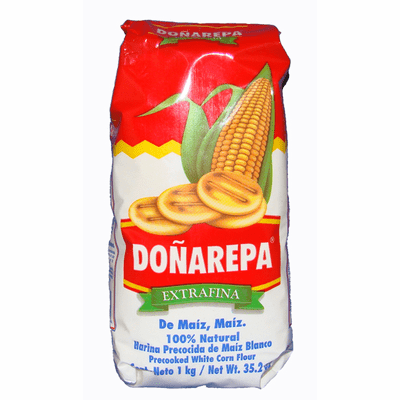 DOÑAREPA Harina Precocida Blanca 1 kilo