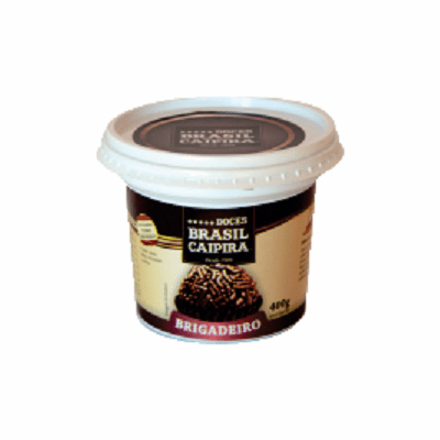 Doces Brasil / Xamego Brigadeiro (Chocolate Dessert) Plastic Container 400g