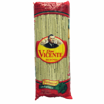 Don Vicente Fettuccini Con Espinaca 500 grs.