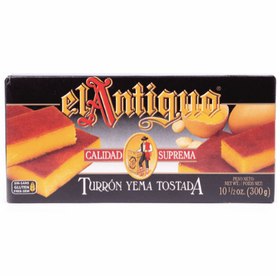 El Antiguo Turron Yema Tostada 200 grs / 7 oz Supreme Quality