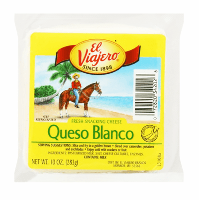 EL VIAJERO Queso Blanco 10 oz.