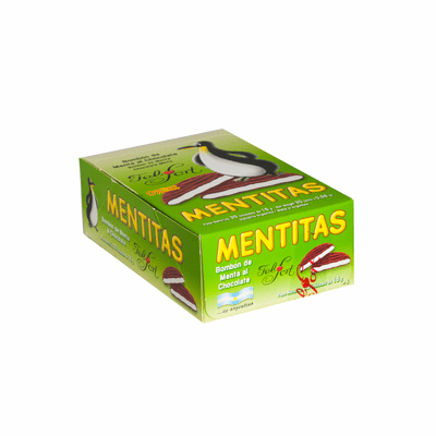 FELFORT Mentitas de Chocolate 30 Unidades 480 grs.