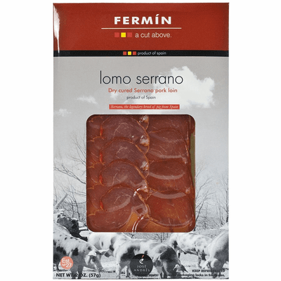 Fermin Lomo Serrano (Serrano Dry Cured Loin) Package 2 oz