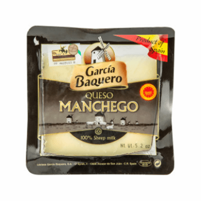 GARCIA BAQUERO Queso Espanol Manchego 3 Meses de Curacion APP 8 oz