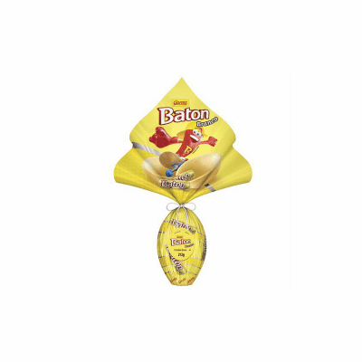 Garoto Baton Branco Easter Egg Ovo de Pascoa Net.Wt 196 Gr