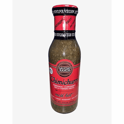 Gaucho Ranch Chimichurri Mild Hot 12.5 oz. Gaucho Ranch Hot Chimichurri