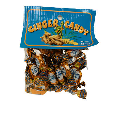 Ginger Candy Net.Wt 4 oz