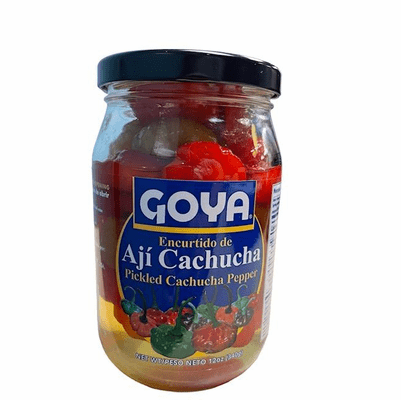 Goya Aji Cachucha Pickled Cachuca Pepper Net Wt 12 Oz