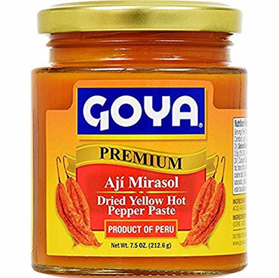 Goya Aji Mirasol ( Dried Yellow Hot Pepper Paste ) Net.Wt 7.5 oz