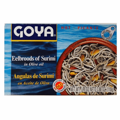 Goya Angulas de Surimi en Aceite de Oliva Picante 3.88oz