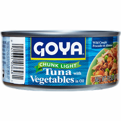 Goya Atun Con Vegetales hecho en Costa Rica 4.94 oz.