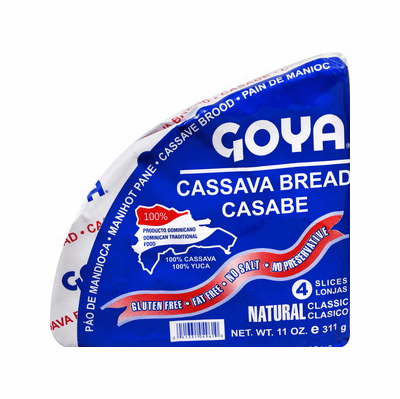Goya Cassava Bread Casabe Net Wet 11 Oz