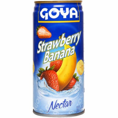 Goya Strawberry Banana Nectar Net.Wt 9.6 oz