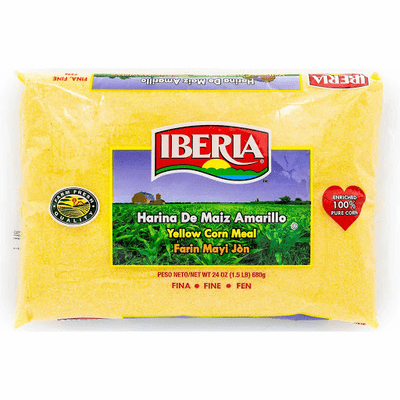 Iberia Harina De Maiz Amarillo ( Yellow Corn Meal ) Net.Wt 24 oz