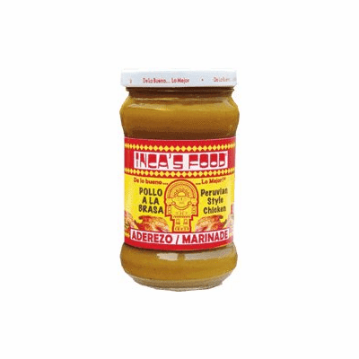 Inca's Food Aderezo Para Pollo a la Brasa (Marinade for Peruvian Style Chicken) Glass Jar 10.5oz