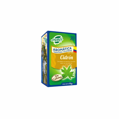 Jaibel Aromatica Tradicional Colombiana Cidron Net.Wt 15g 20 bolsas