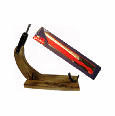 Jamonera de Madera y Cuchillo Especial - Spanish Ham Holder
