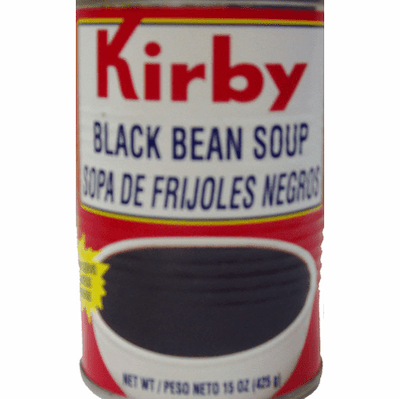 KIRBY Sopa de Frijoles Negros 15 oz.