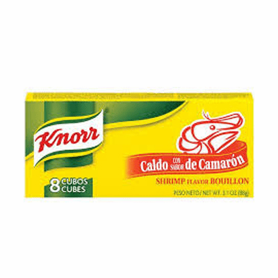 Knorr Caldo con Sabor de Camaron - Shrimp Flavor Bouillon 8 Cubes 88 g