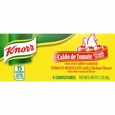 Knorr Caldo De Tomate Con Sabor De Pollo - Tomato Bouillon With Chicken Flavor