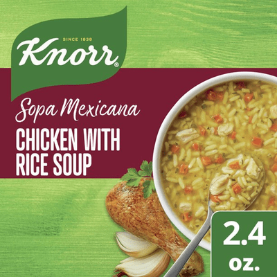 Knorr Sopa Mexicana Chicken Flavor With Rice Soup Net.Wt 2.4oz