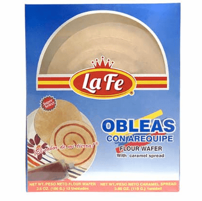 La Fe Obleas con Arequipe