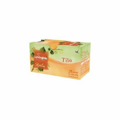 La Virginia Tilo Hierbas (Linden Tea) Containing 25 Tea Envelopes - 25g Argentina