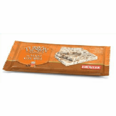 Lheritier Turron de Mani Miel (Peanut Nougat with Honey) 8.8oz (250g)