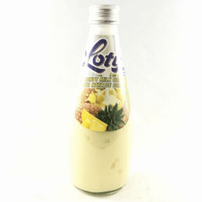 Loty Coconut Milk Drink With Nata De Coco Net. Wt 9.8 oz