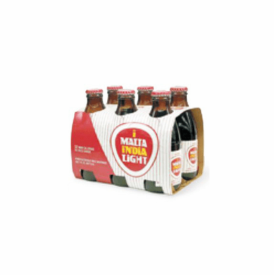 MALTA INDIA LIGHT 6 Pack 7 oz Bottles