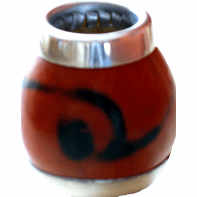 Mate Calabaza con Base y Virola Gourd