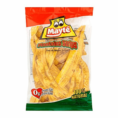 Mayte Tiras de Platano Tostado 71 gr. / Plantain Strips 2.5 oz