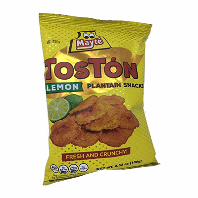 Mayte Toston Lemon Fresh and Crunchy Plantain Snack Net.Wt 100gr