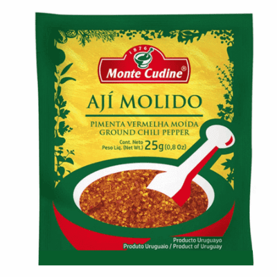 Monte Cudine Aji Molido ( Ground Chili Pepper ) Net. Wt 25g