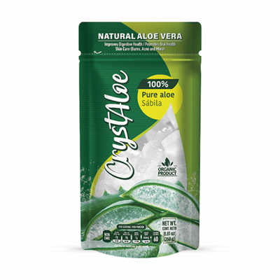 Crystaloe Natural Aloe Vera 100 % Pure Aloe Organic