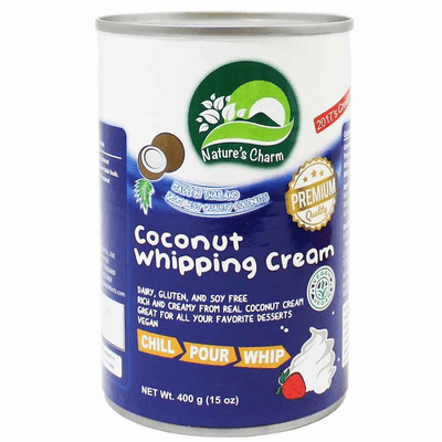 Natures Charm Coconut Whipping Cream Net.Wt 13.5 oz