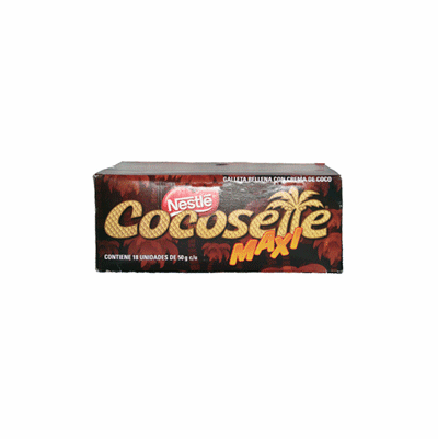 NESTLE Cocosette Maxi Galleta Rellena De Coco 900 grs.(18 pieces of 50 grs.each) Cocosette Maxi from Nestle