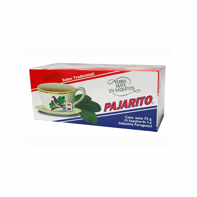 Pajarito Mate Cocido En 25 Saquitos 75 grs total Pajarito Mate Cocido