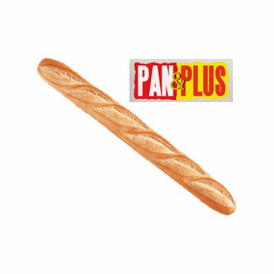 Pan x Plus Pan Frances Pre Cocido (Pre Baked French Bagettes) - 2 Baguettes Package Weighing 10.7oz - No need to Refrigerate until package is opened- Bake for 10 minutes at 400 degrees