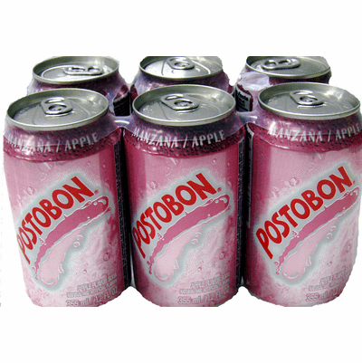 POSTOBON Refresco de Manzana 6-Pack 12 oz. Cans