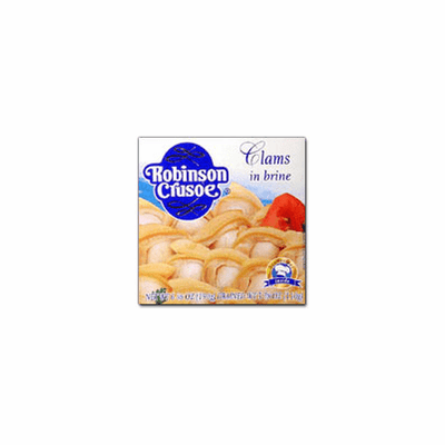ROBINSON CRUSOE/RALUN Almejas Blancas al Natural/Clams in Brine 3.875 oz