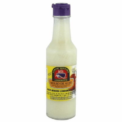 Sabor Mineiro Condimonte Molho de Alho (Garlic Sauce) Gluten Free 140g