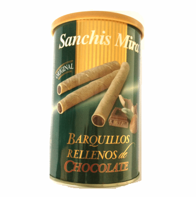 Sanchis Mira Barquillos Rellenos de Chocolate