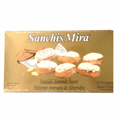 Sanchis Mira Polvoron Artesano de Almendra (Spanish Almonds Sweet)